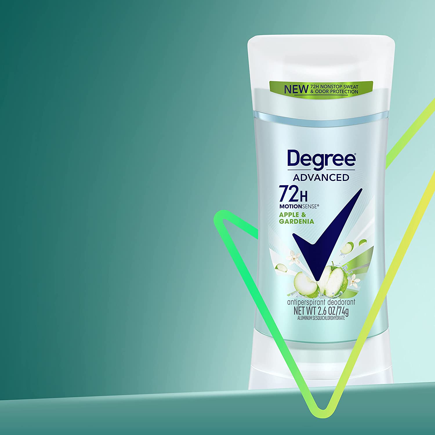 Degree Advanced Antiperspirant Deodorant 72-Hour Sweat & Odor Protection Apple & Gardenia Deodorant for Women with?MotionSense?Technology, 2.6 Ounce (Pack of 4) - Image 13